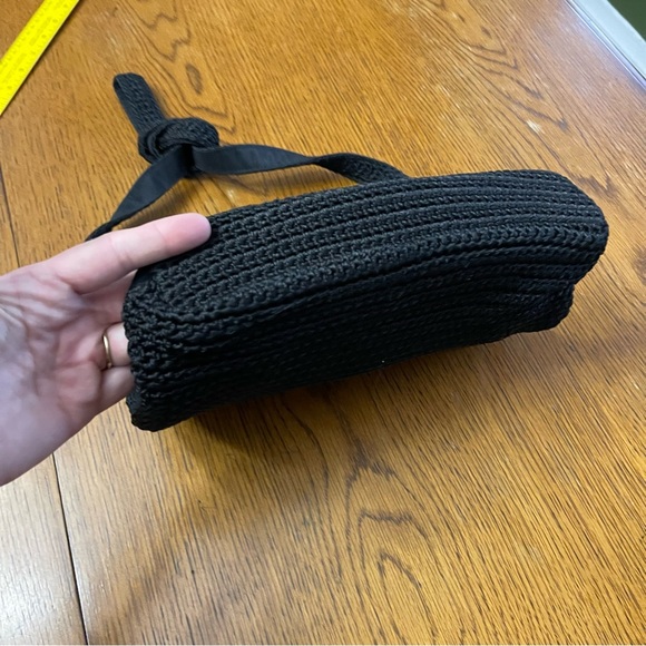 The Sak black suede and crochet patchwork bag - Picture 4 of 10